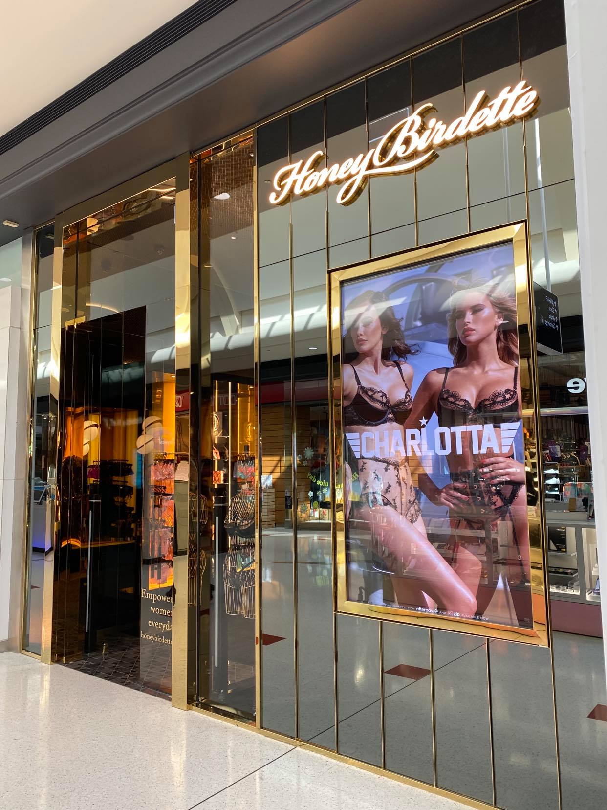 Luxury lingerie retailer Honey Birdette opens at Westfield Garden